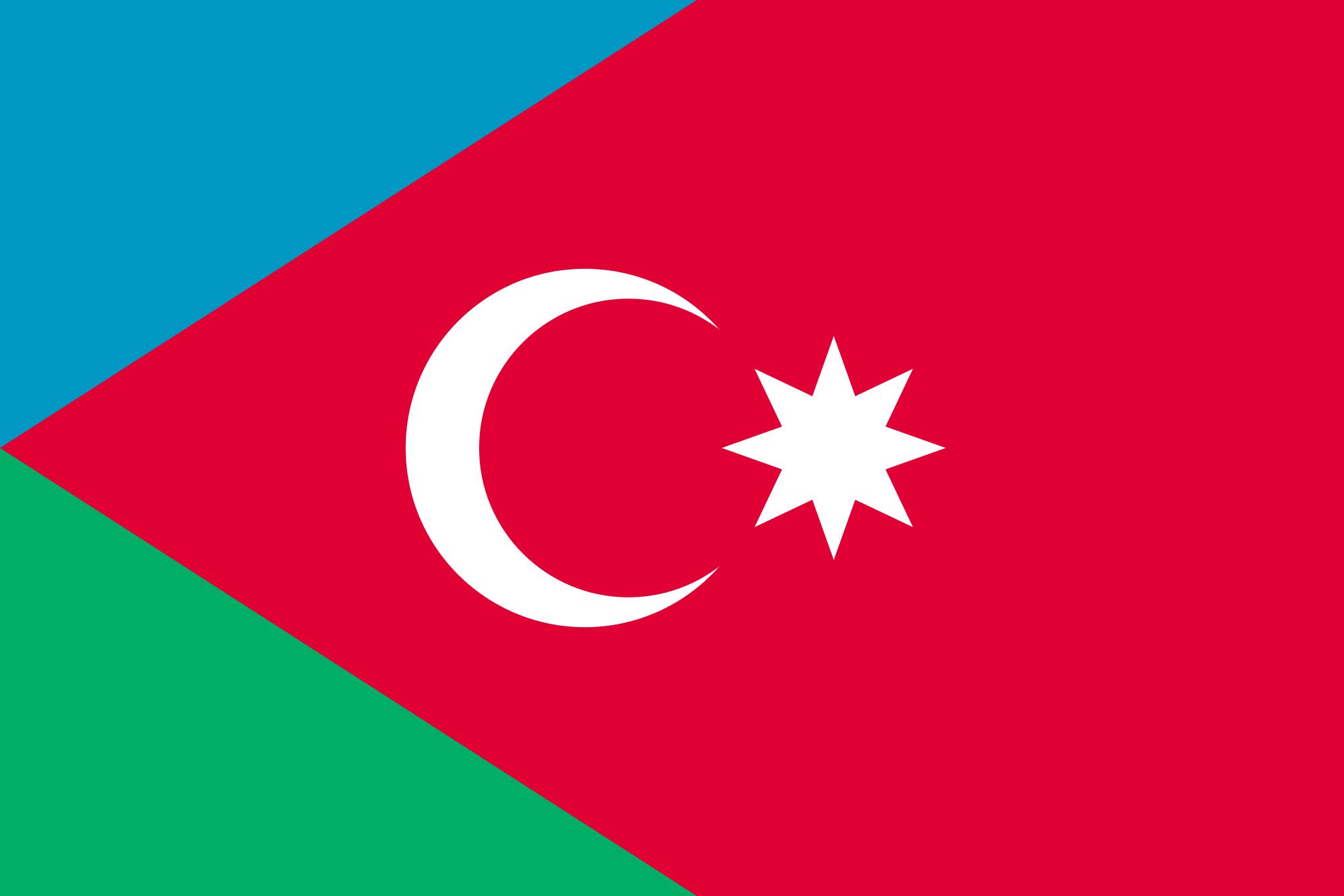 Güney Azərbaycan Milli Hərəkatının Bayrağı